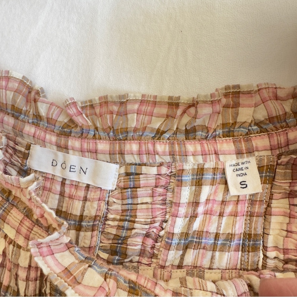 Doen Dôen Cadiz dress in Austen plaid Small - Picture 7 of 12